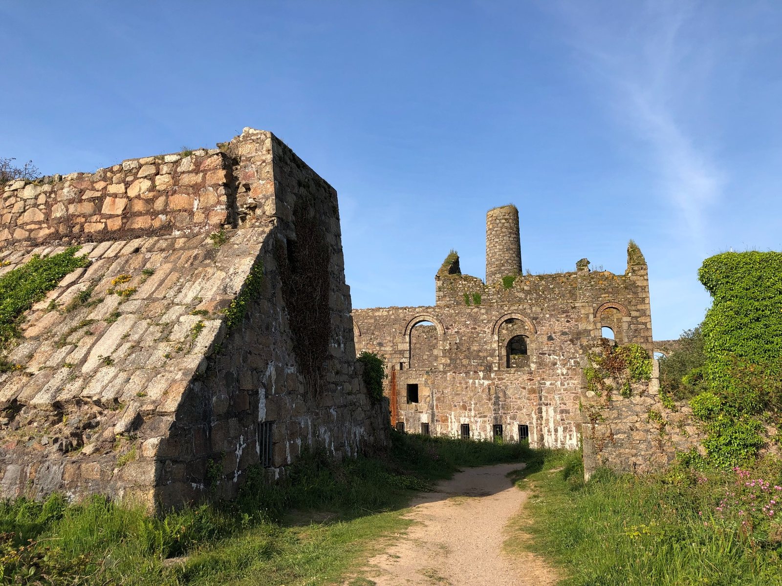 Cornish mine ruins.
